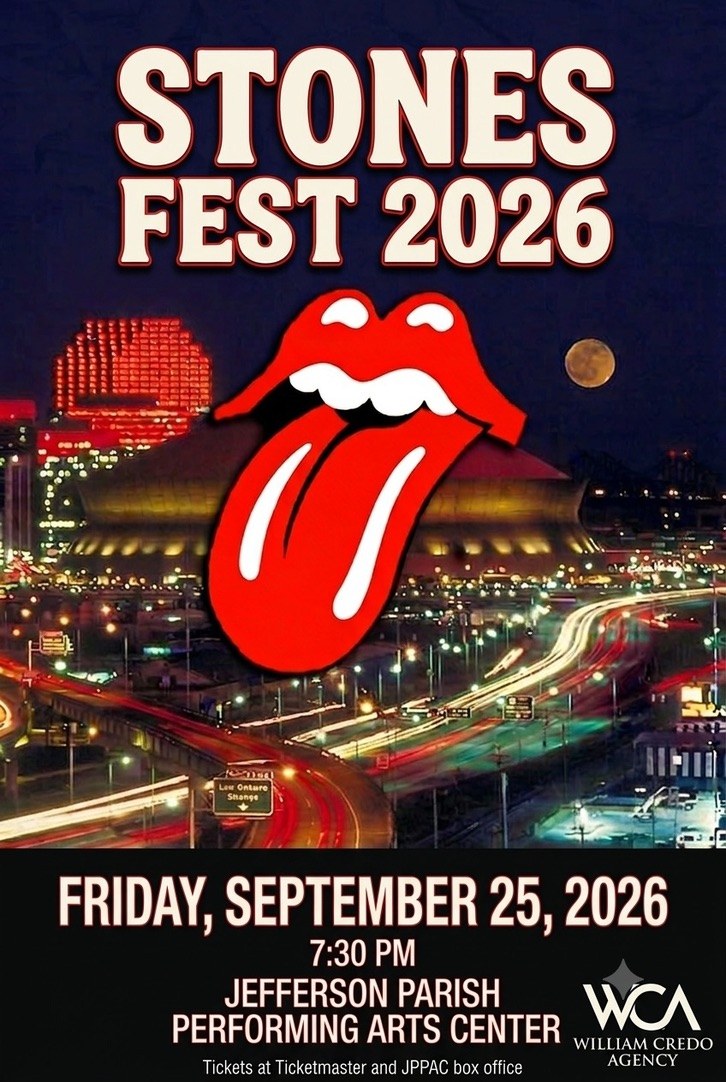 Stones Fest New Orleans poster
